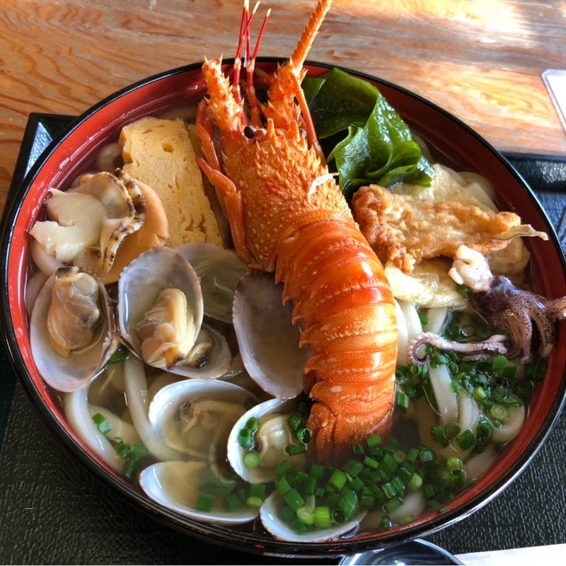 特上海鮮うどん（数量限定）(三日月庵)