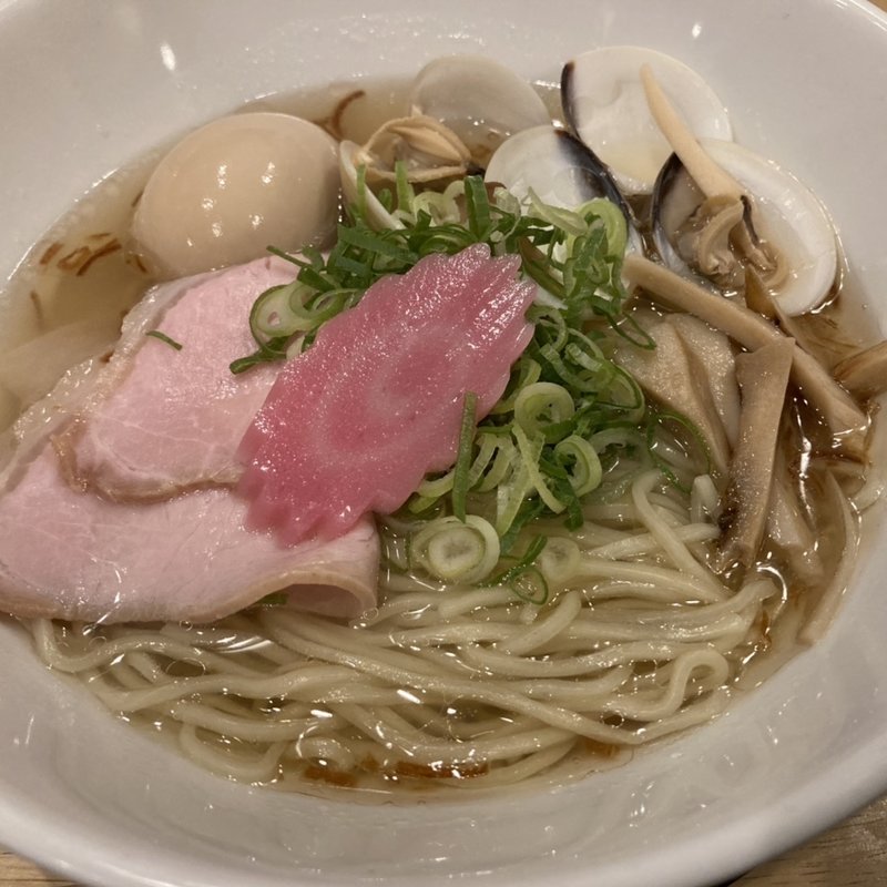 はまぐりと松茸そば(福島壱麺 （イチメン）)