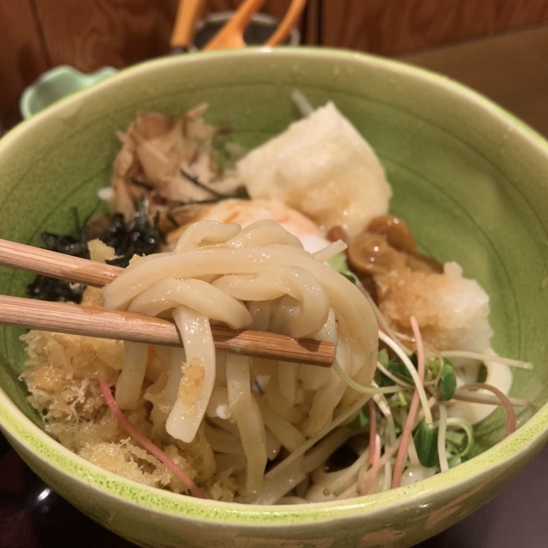 まかないぶっかけ(手打ちうどん あかう)