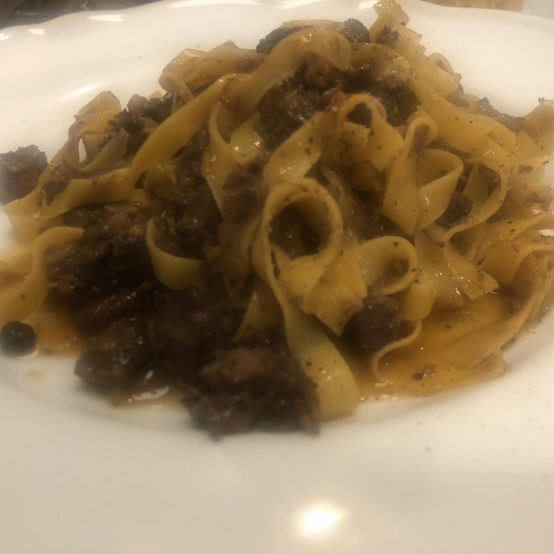 愛媛産イノシシのラグーソース 手打ちタリアテッレ(トラットリア ダ ゴイーノ （TRATTORIA Da GOINO）)