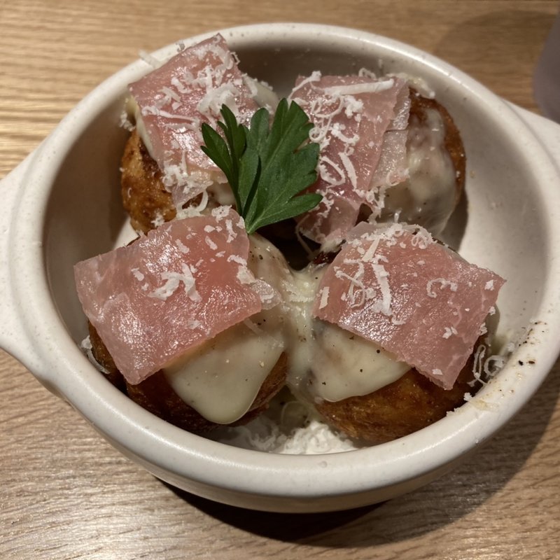 チーズソース＆生ハム(金だこ)