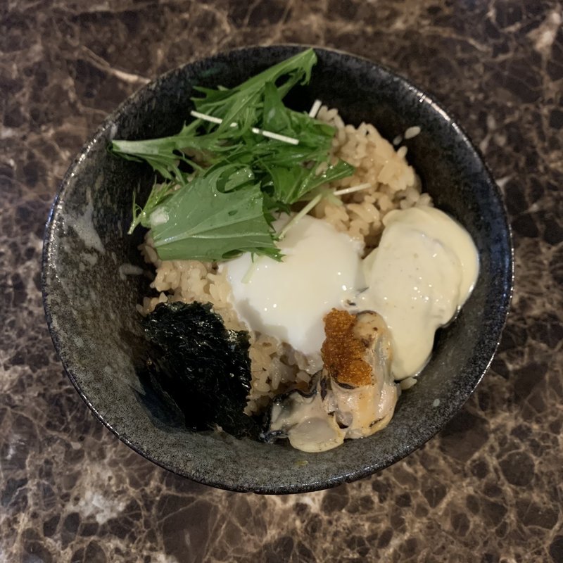 TKG たまご牡蠣ごはん(ただいま変身中)