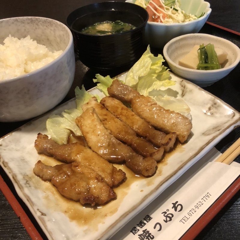 本日の定食(焼っぱち)
