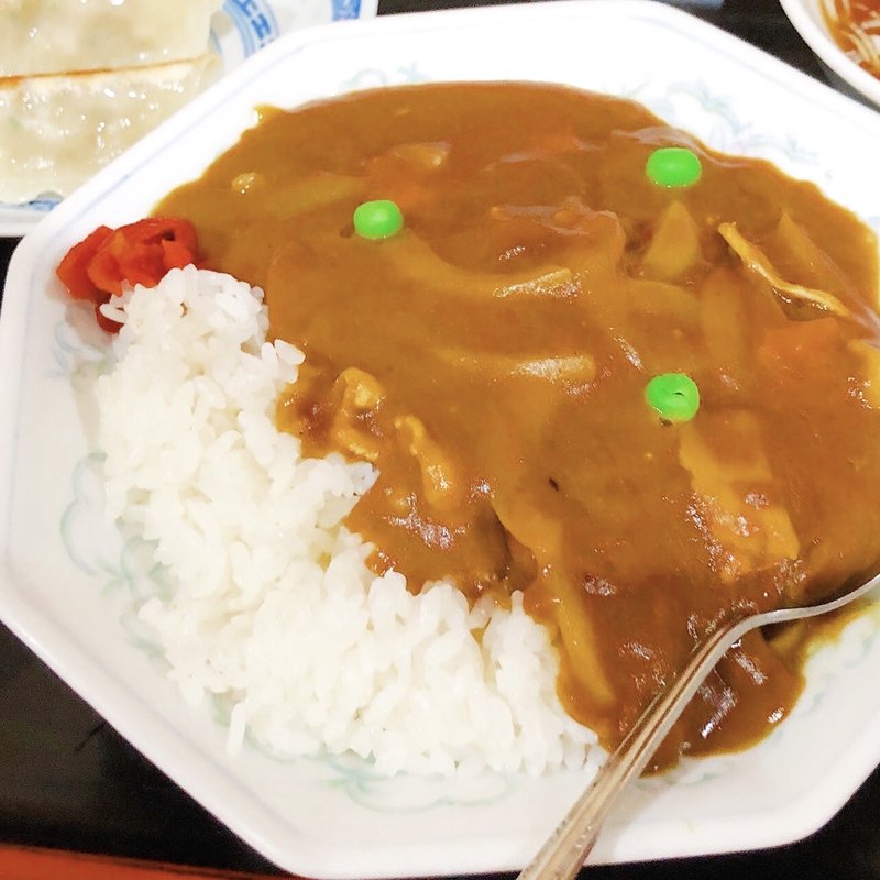 半カレー(美楽飯店)