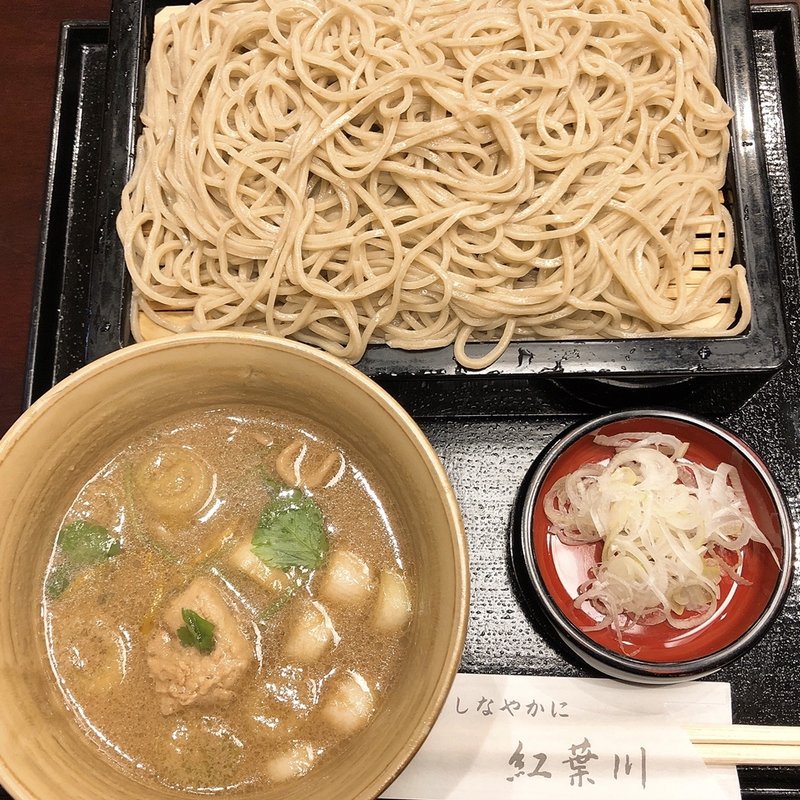 鴨せいろ(日本橋 室町 紅葉川)