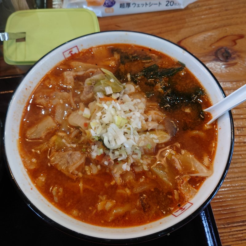 旨辛ラーメン(ラーメンショップ千寿)