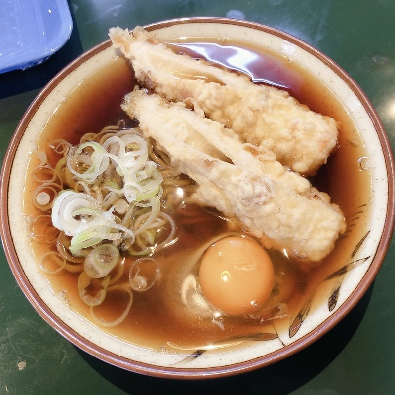 ちくわ天玉そば(立ち食いそばうどん さかうえ)