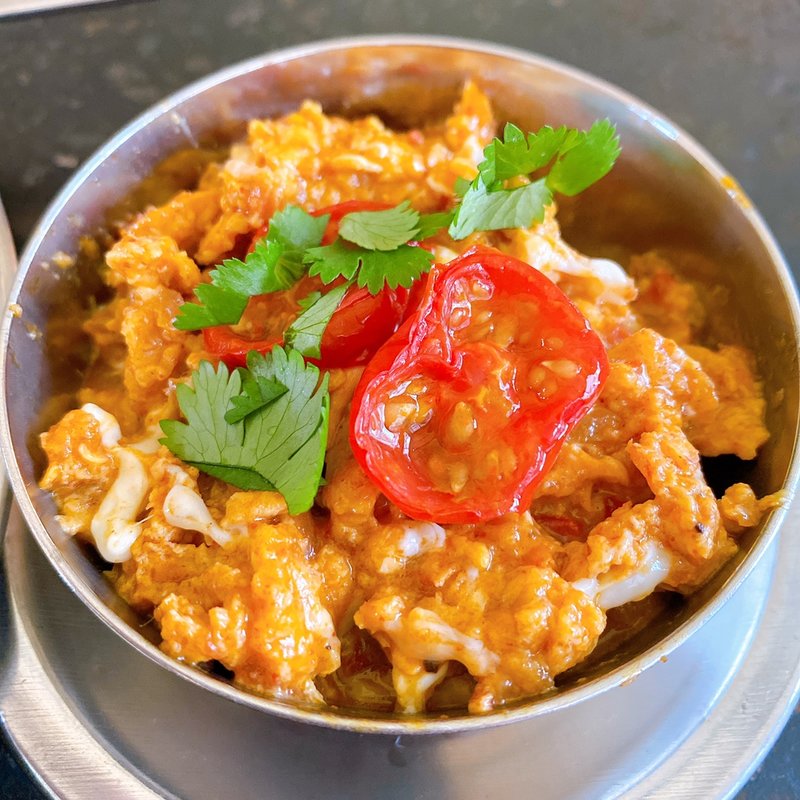 ミニサイズのアクリ with 焼きミニトマト(あさなつこ)