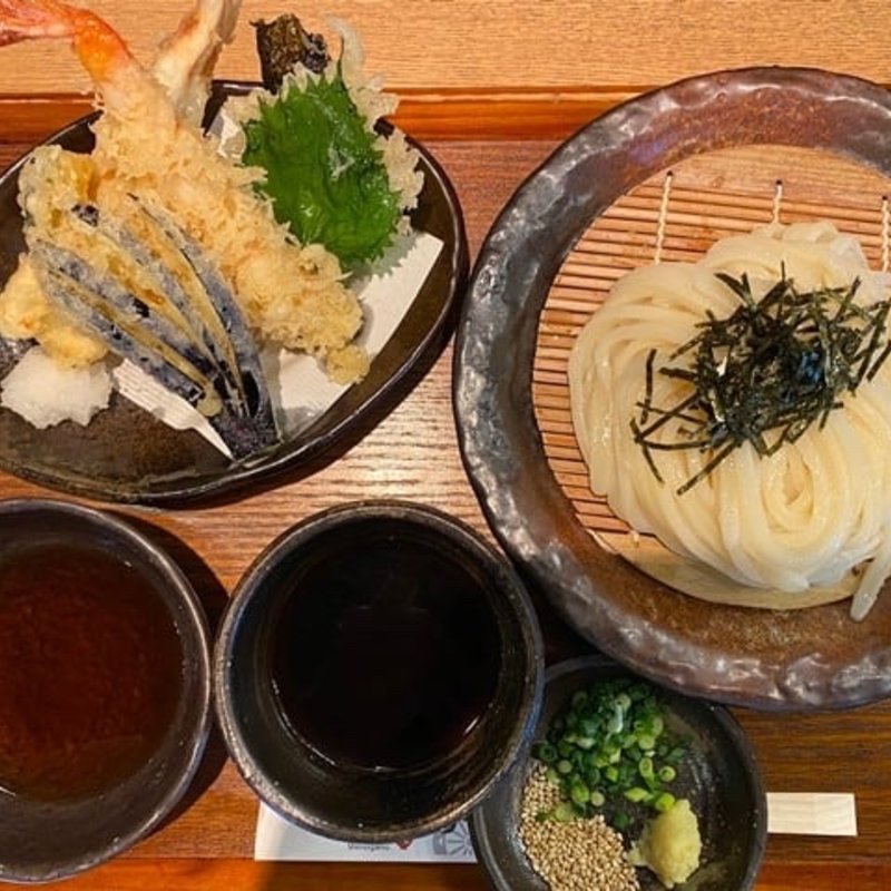 天ぷらざる(うどんや ぼの )