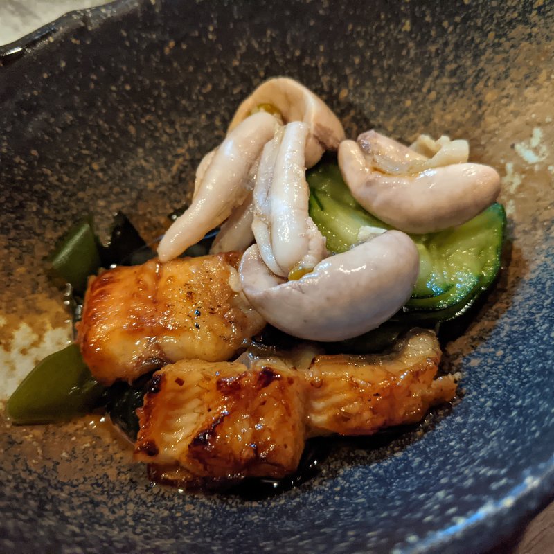 うざくと肝ポン酢(まほろば )