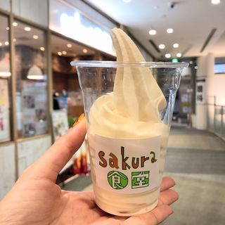 豆乳ソフトクリーム(sakura食堂　オリナス店)
