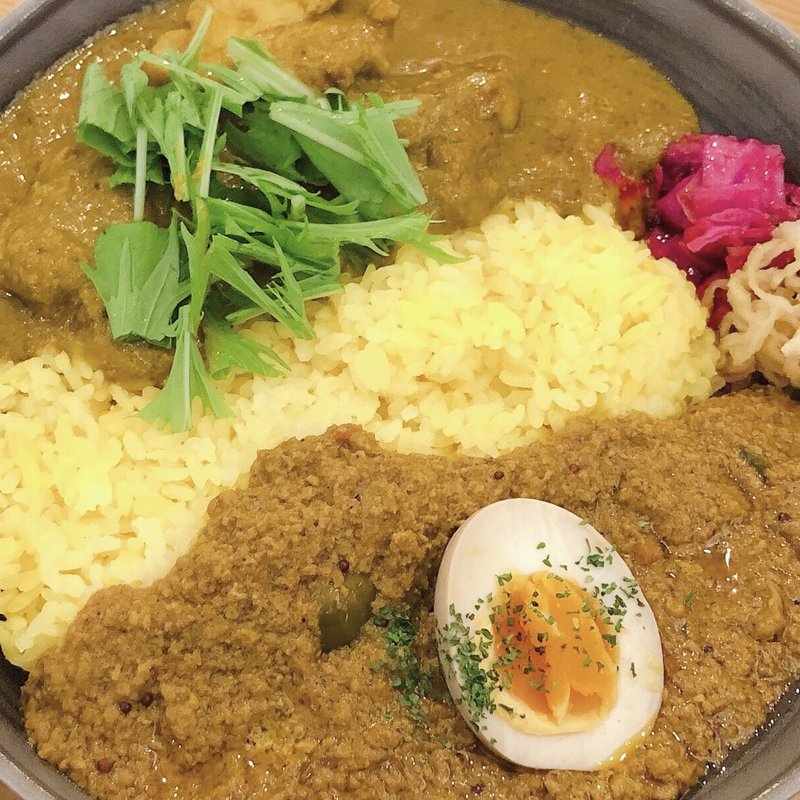 あいがけカリー(ガミカリー)