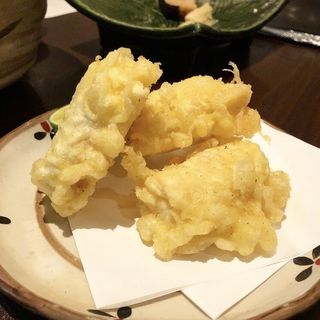 丹羽地鶏の天ぷら(てらまち福田)