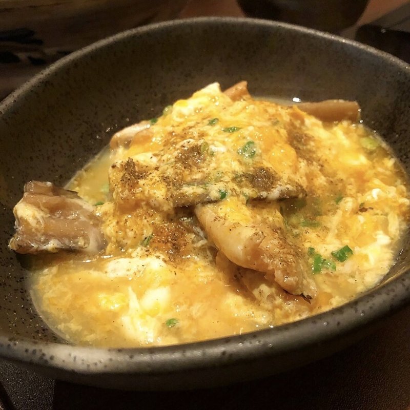 煮穴子の卵とじ(てらまち福田)