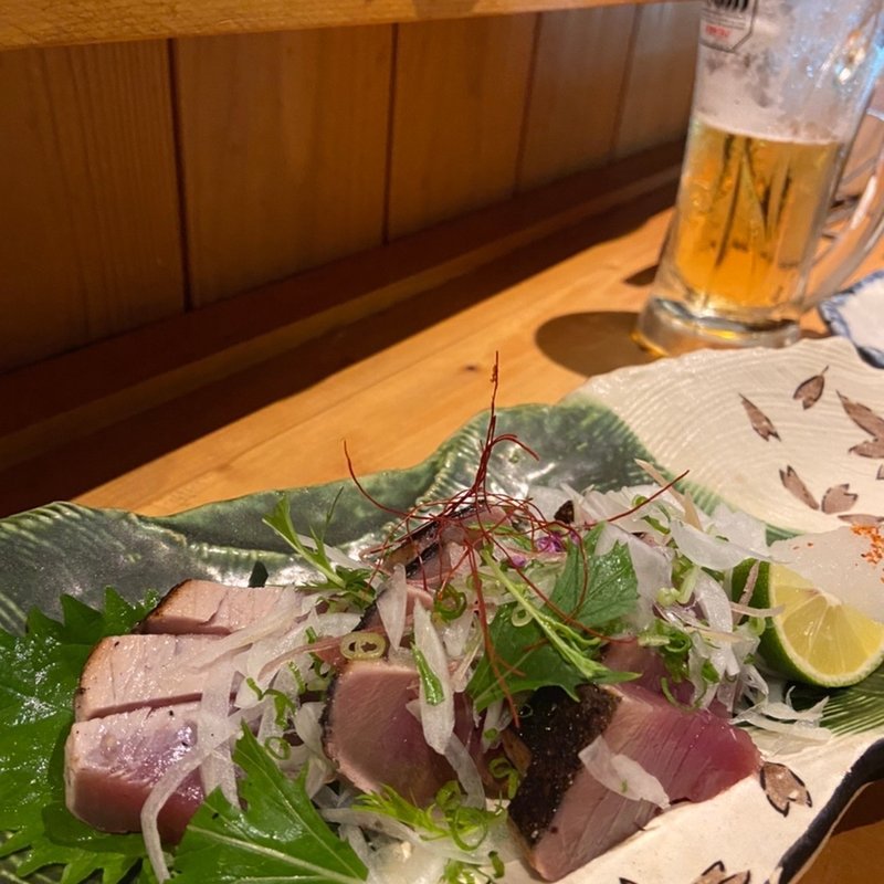 戻り鰹の叩き(吟波 )