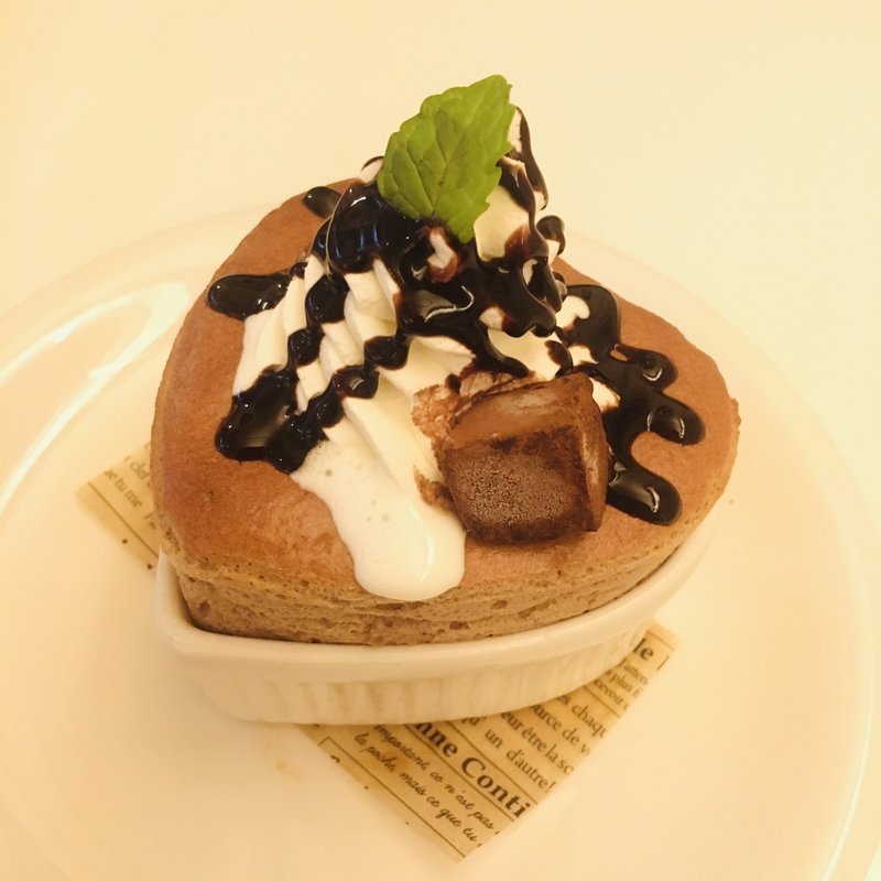 チョコスフレ(hanayakaカフェ)