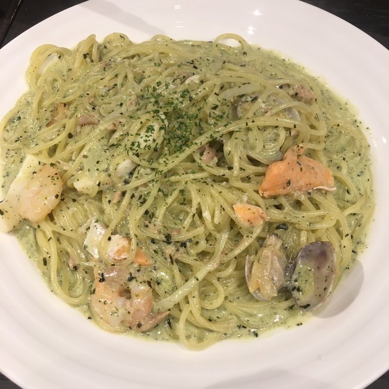 ジェノベーゼ海鮮パスタ(ALBAR)