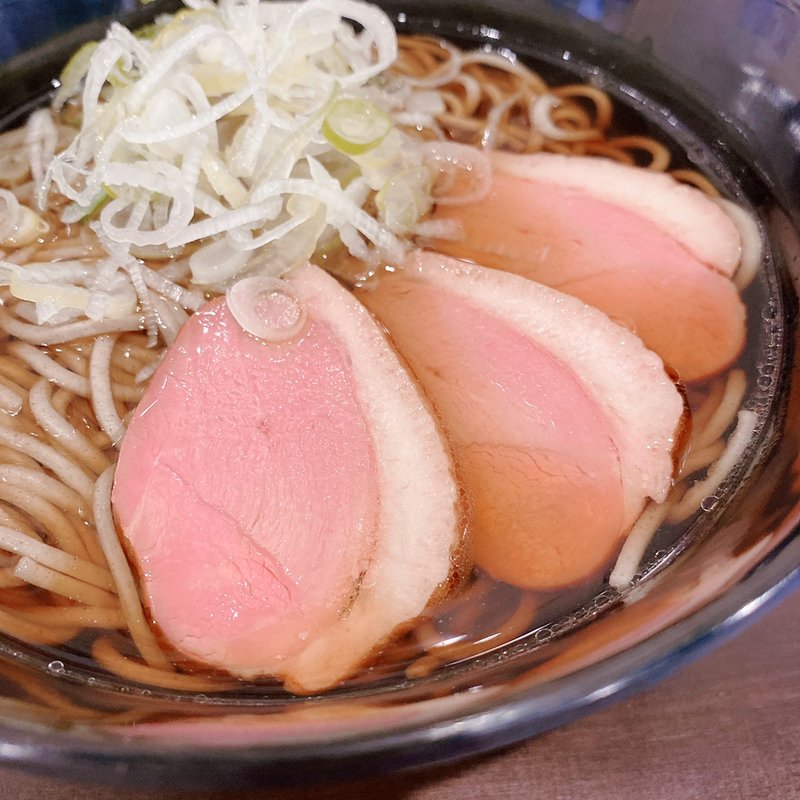 鴨そば(田舎そば 須坂(すざか))