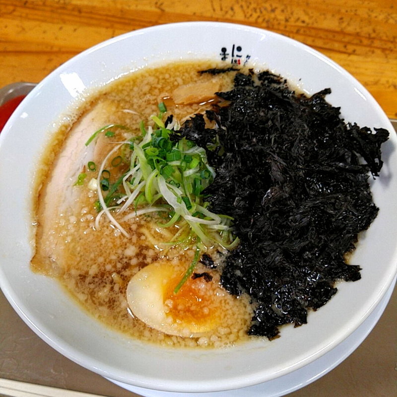 背脂しょうゆ岩のり(にぼしまじん )