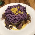 紫芋モンブランパンケーキ(ALOHA TABLE ペリエ千葉)