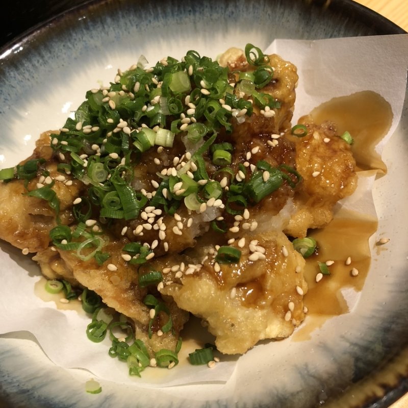 とり天おろし(天神酒場 木もと)