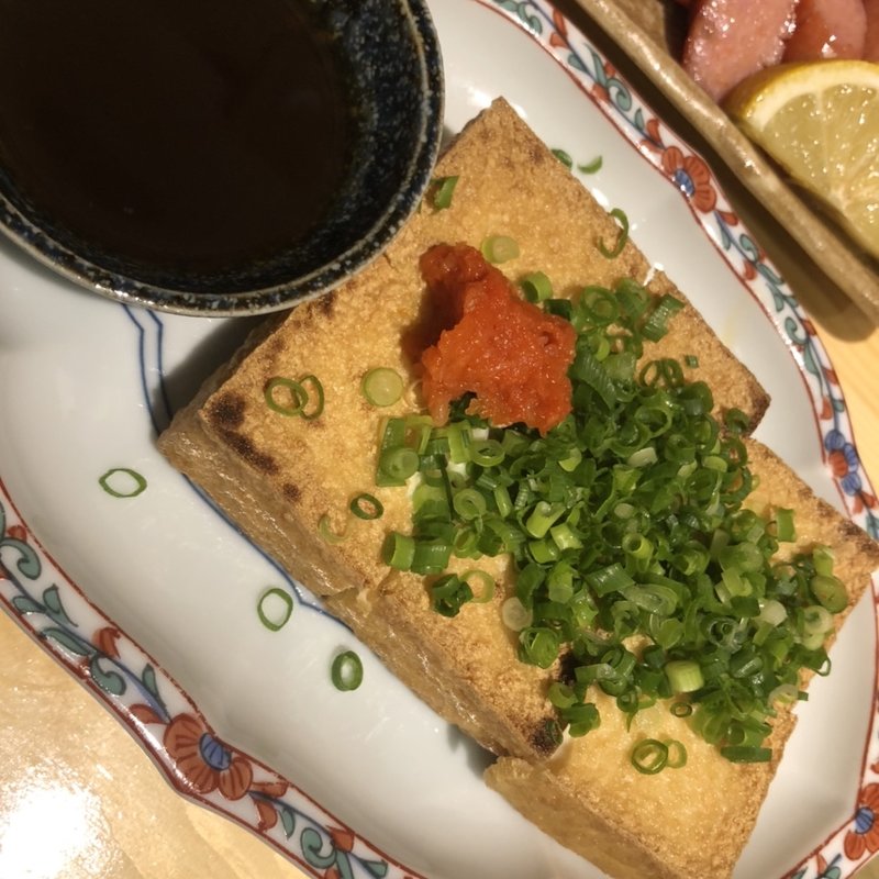 厚揚げ（ポン酢）(天神酒場 木もと)