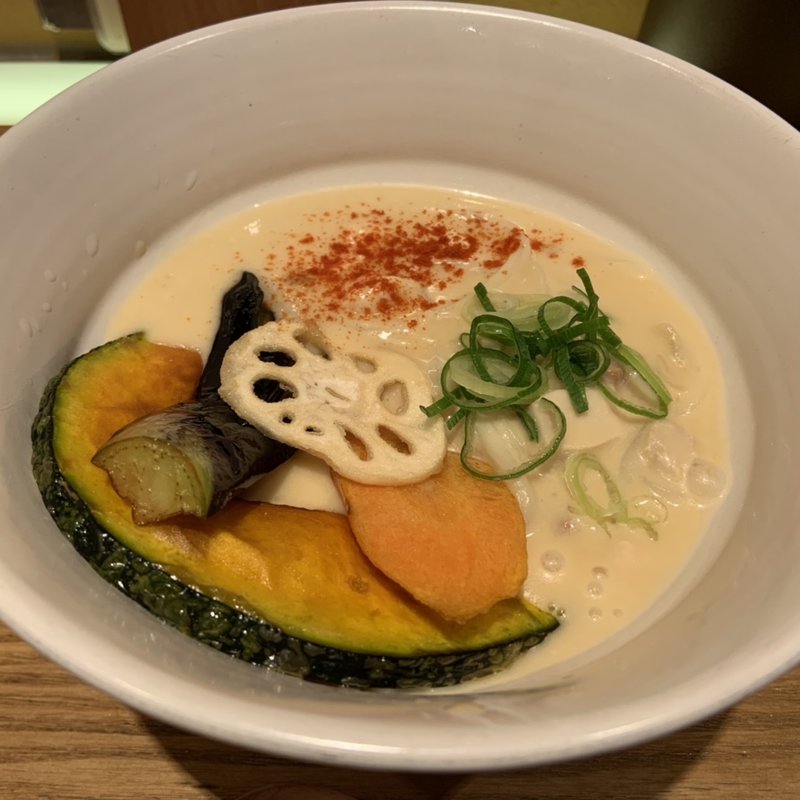 白いカレーうどん(切麦や甚六)