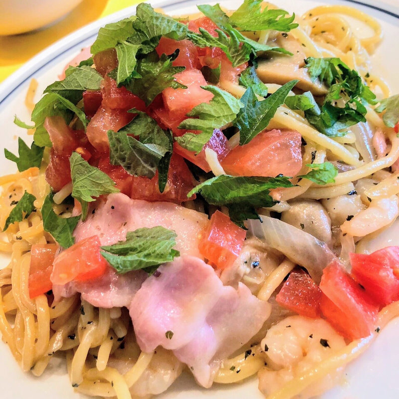 醤油バジリコ(関谷スパゲティ )