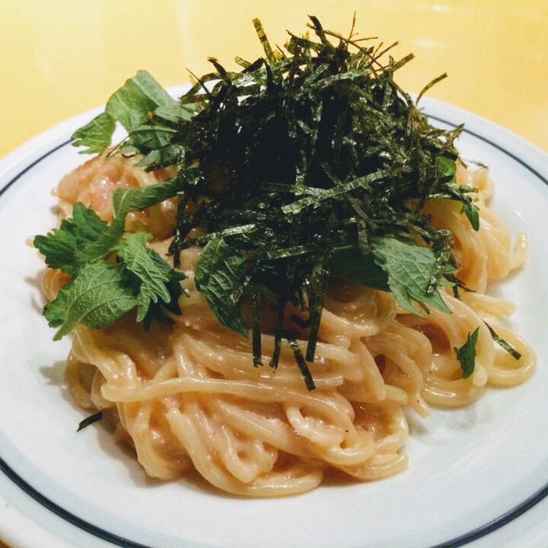 たらこクリームスパゲティ(関谷スパゲティ )