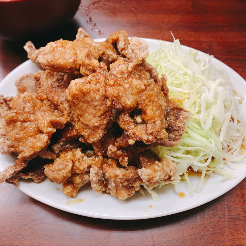 豚肉の唐揚げ定食(ことぶき食堂 )