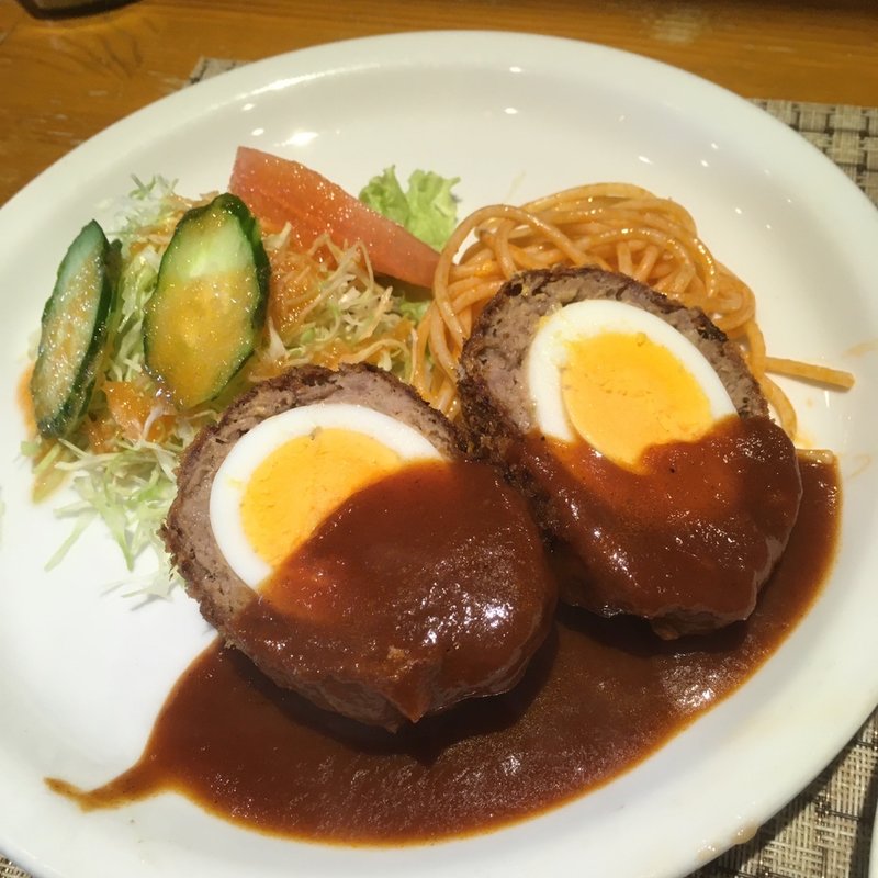 スコッチエッグ(洋食 八坪亭)