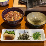 瓦そばうな茶セット(瓦そば たかせ 門司港レトロ店)