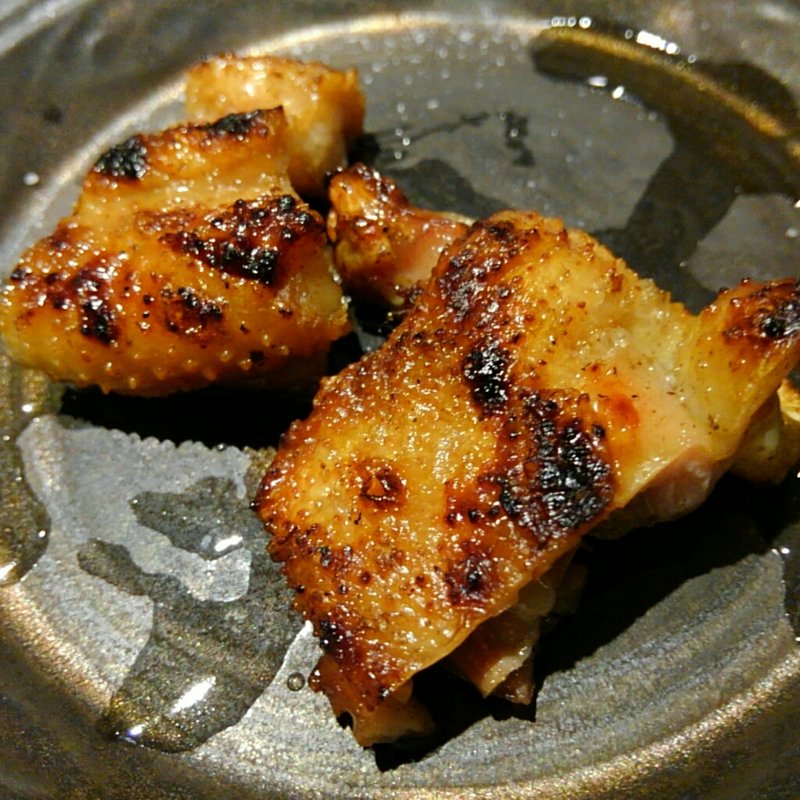 皮付きせせり(やきとり松里)