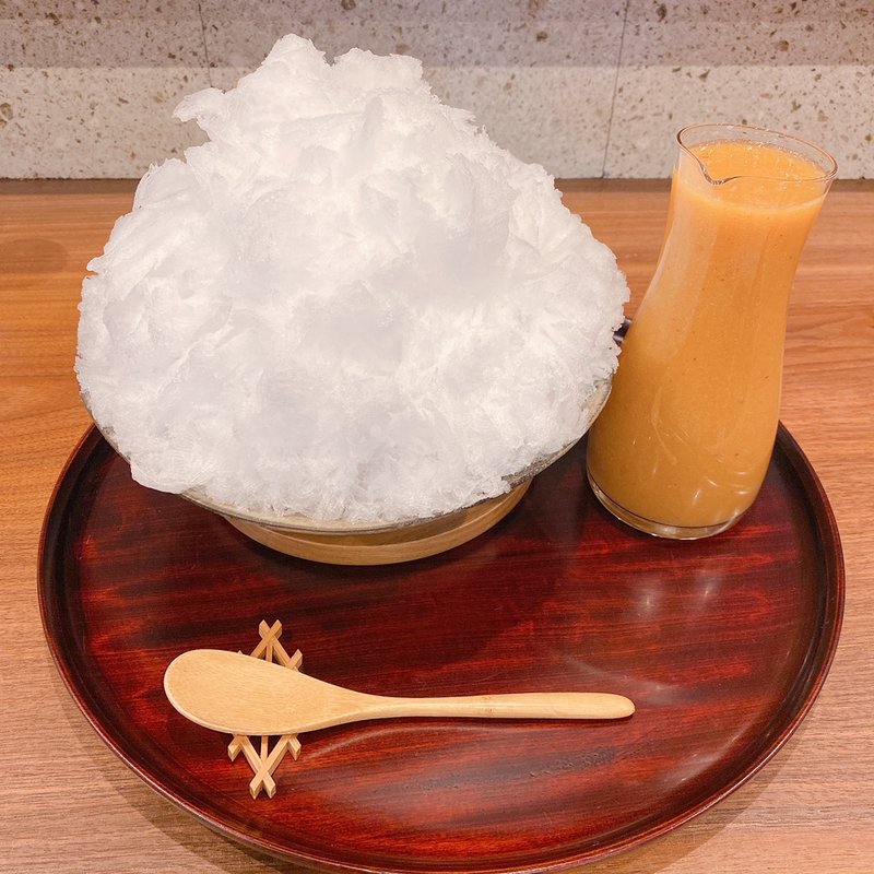 かき氷（黄桃）(但)