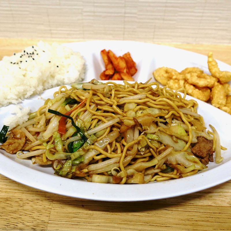 焼そば定食(山東飯店 )