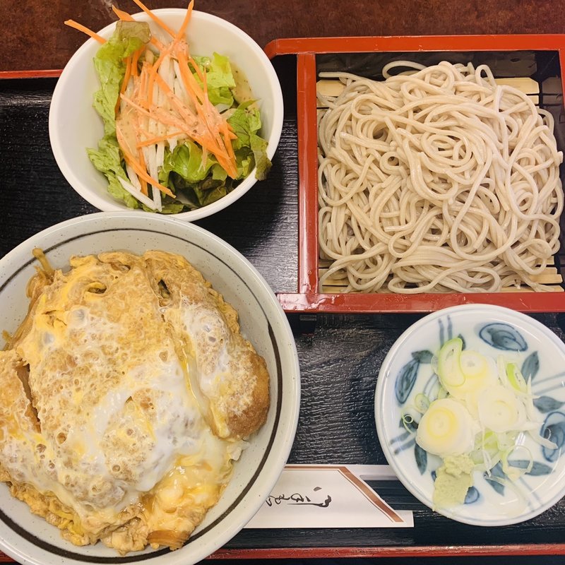 もりそばカツ丼セット(福楽)