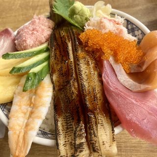 海鮮こぼれ丼(磯丸水産 六本木店)