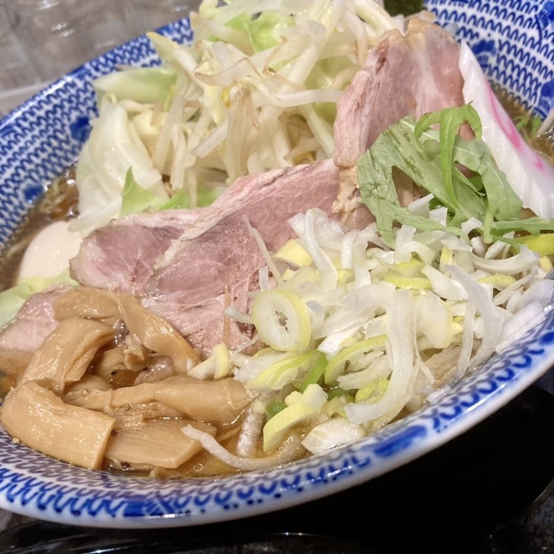 全部のせ中華そば(つけそば・まき野)