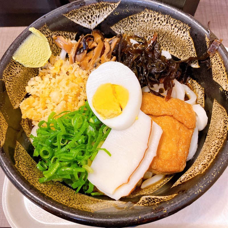 きざみぶっかけ(倉敷うどん ぶっかけふるいち JR岡山駅新幹線上りホーム店)
