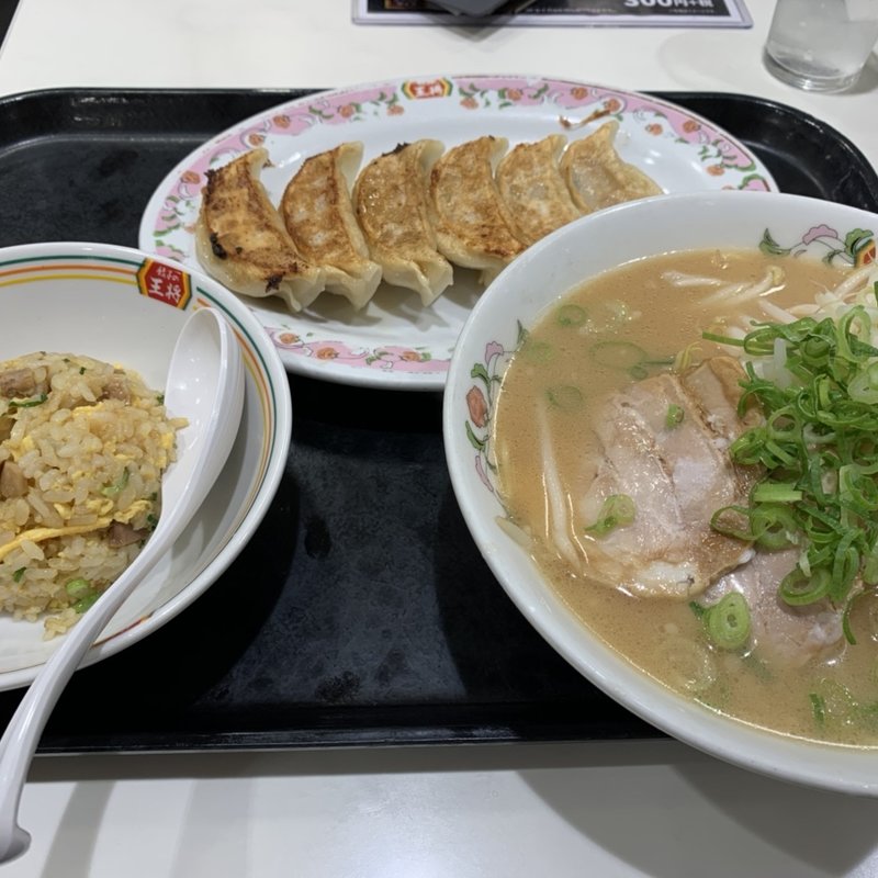 王将ラーメンセット(餃子の王将 蒲田東口店)