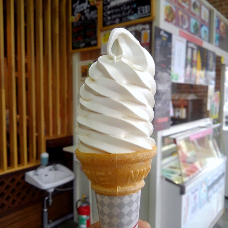 まろ味噌ソフト(くらかけフードコーナー )