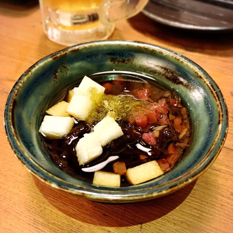 お通し(琉球しゃぶしゃぶ 豊)