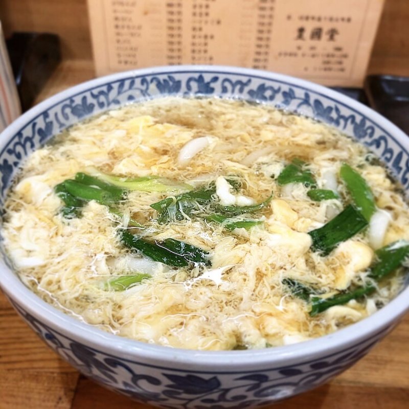 玉子とじうどん(麺処 豊國堂)