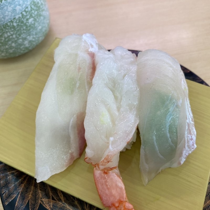 上にぎり三種盛り(太郎すし)