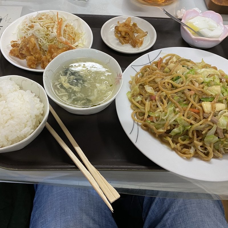 皿うどん定食(美食城)