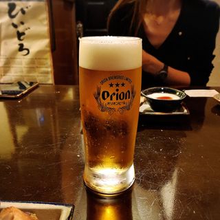 オリオン生ビール(旬菜処びいどろ)