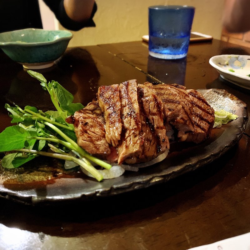 霜降り石垣牛ステーキ(旬菜処びいどろ)