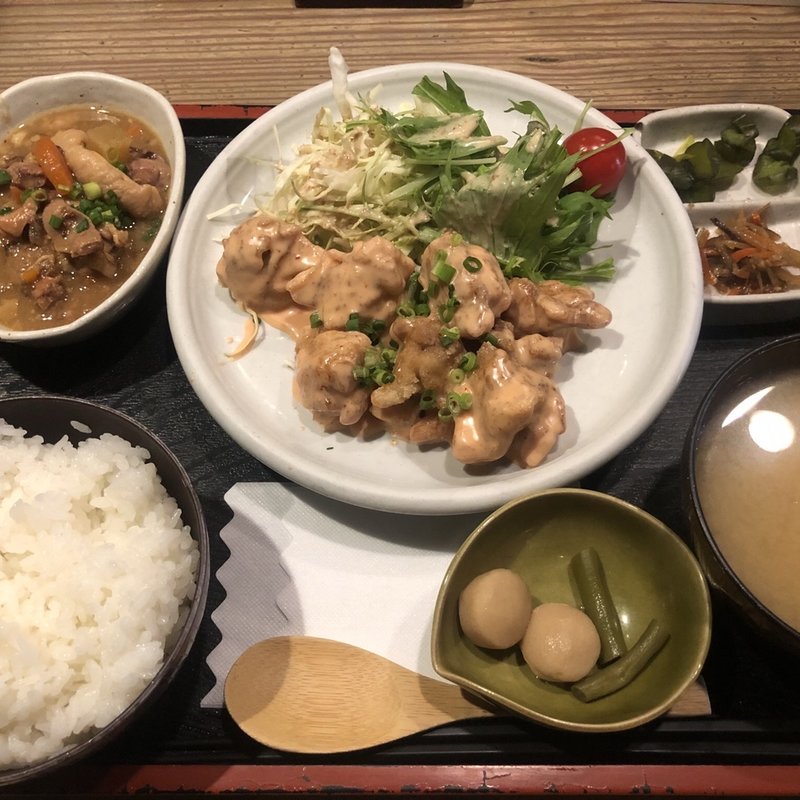 日替わり：鶏ももの明太マヨ(鳥一 外苑前店 （とりいち）)