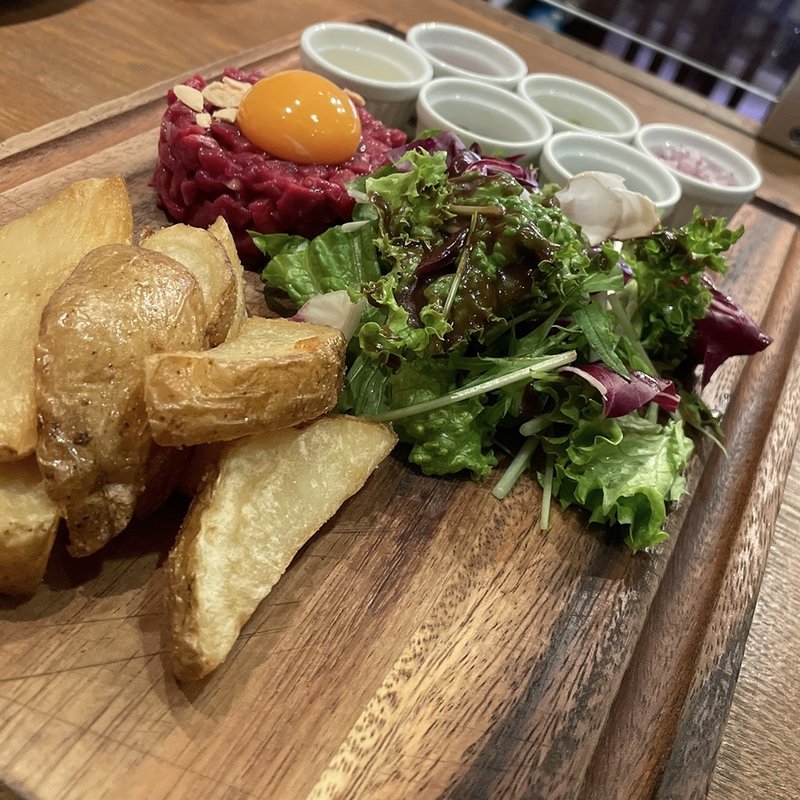  馬肉のタルタルステーキ(サクレフルール)