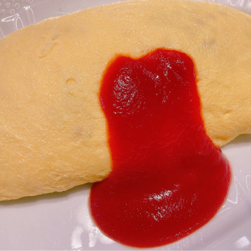 昔ながらのオムライス(Salon Oeuf et Moi 東急プラザ渋谷店)